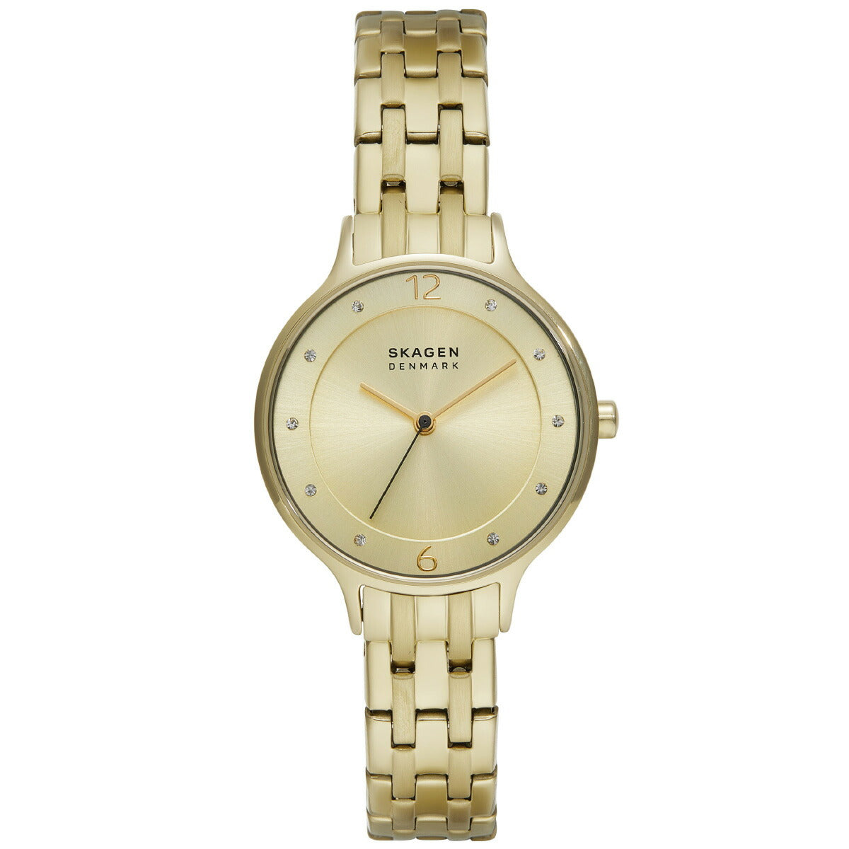 スカーゲン SKAGEN 腕時計 レディース ANITA LILLE 三針 ゴールドトーン ステンレススチール ブレスレットウォッチ SKW3127