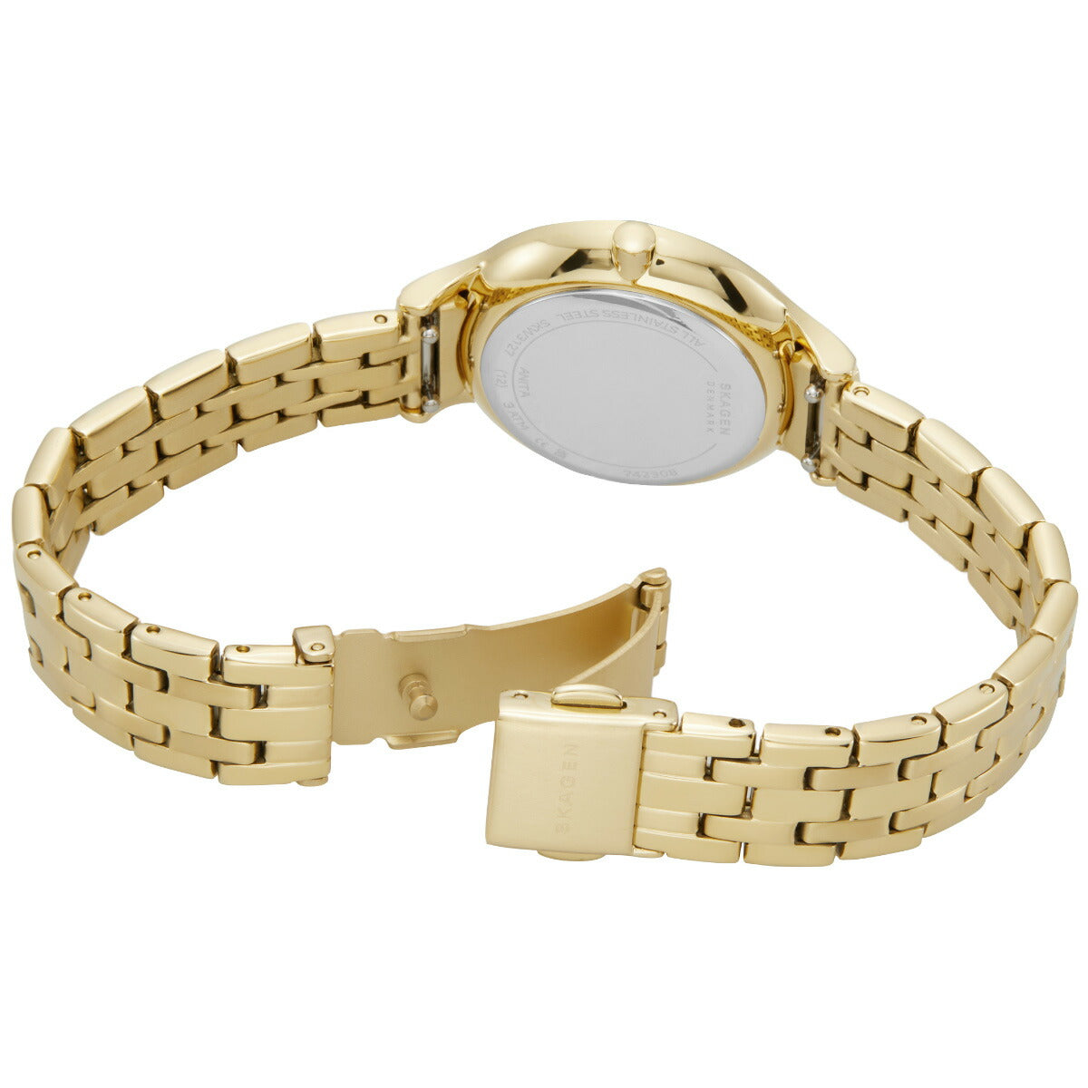 スカーゲン SKAGEN 腕時計 レディース ANITA LILLE 三針 ゴールドトーン ステンレススチール ブレスレットウォッチ SKW3127