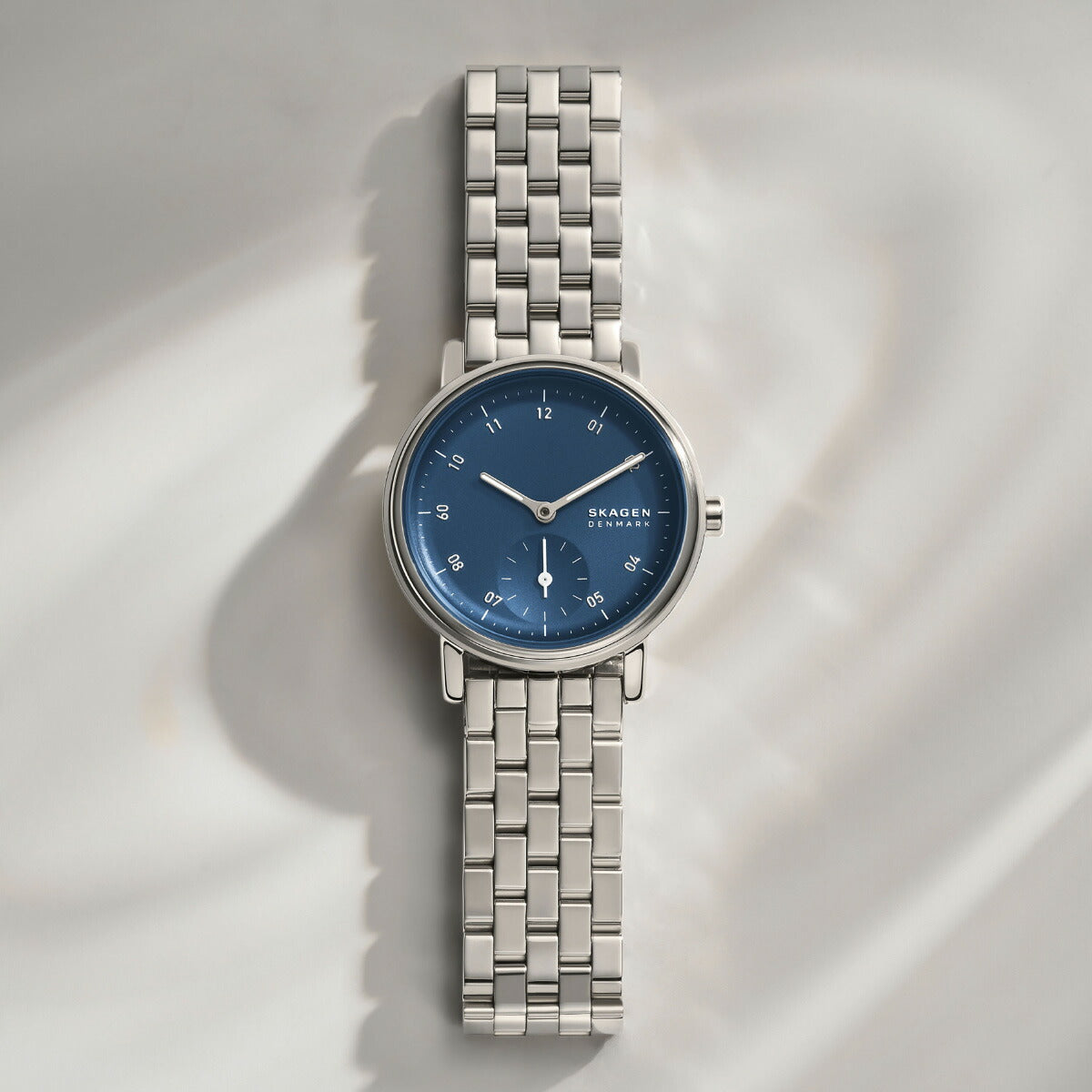 スカーゲン SKAGEN 腕時計 レディース KUPPEL LILLE 二針 サブセコンド シルバートーン ステンレススチール ブレスレットウォッチ SKW3129