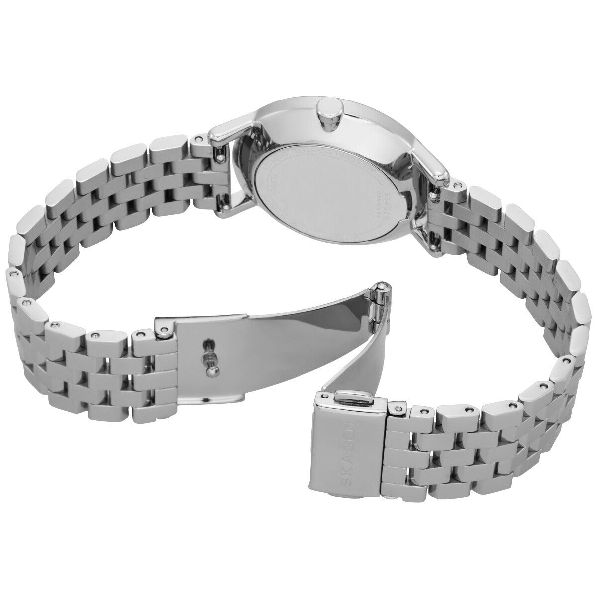 スカーゲン SKAGEN 腕時計 レディース KUPPEL LILLE 二針 サブセコンド シルバートーン ステンレススチール ブレスレットウォッチ SKW3129