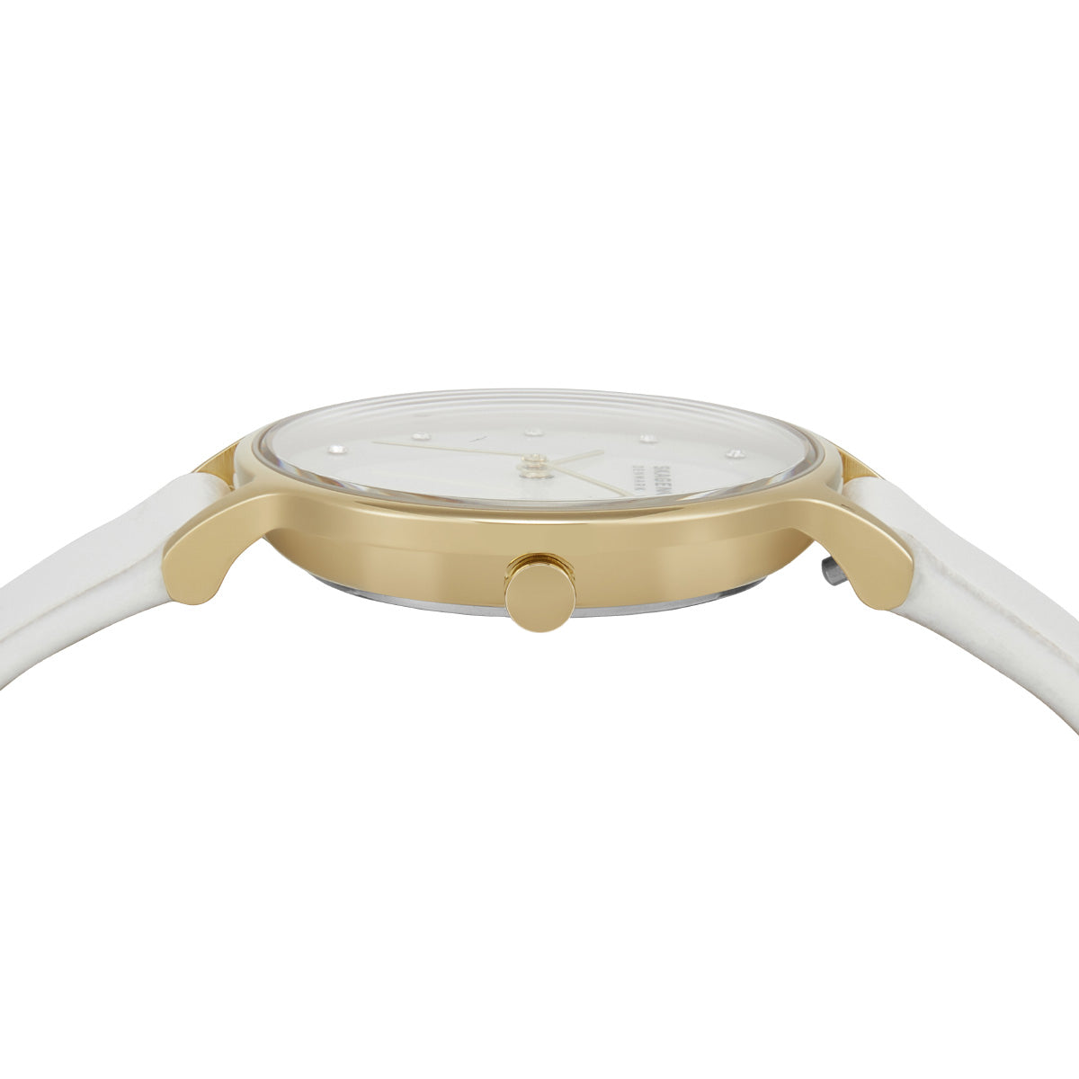 スカーゲン SKAGEN 腕時計 レディース ANITA LILLE 三針 ホワイトレザーウォッチ SKW3138