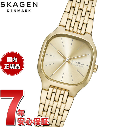 スカーゲン SKAGEN 腕時計 レディース MELLEM LILLE 三針 ゴールドトーン ステンレススチールウォッチ SKW3162【2025 新作】