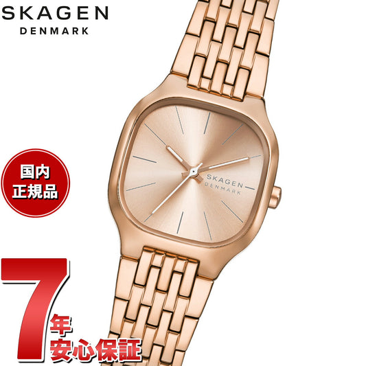 スカーゲン SKAGEN 腕時計 レディース MELLEM LILLE 三針 ローズゴールドトーン ステンレススチールウォッチ SKW3166【2025 新作】