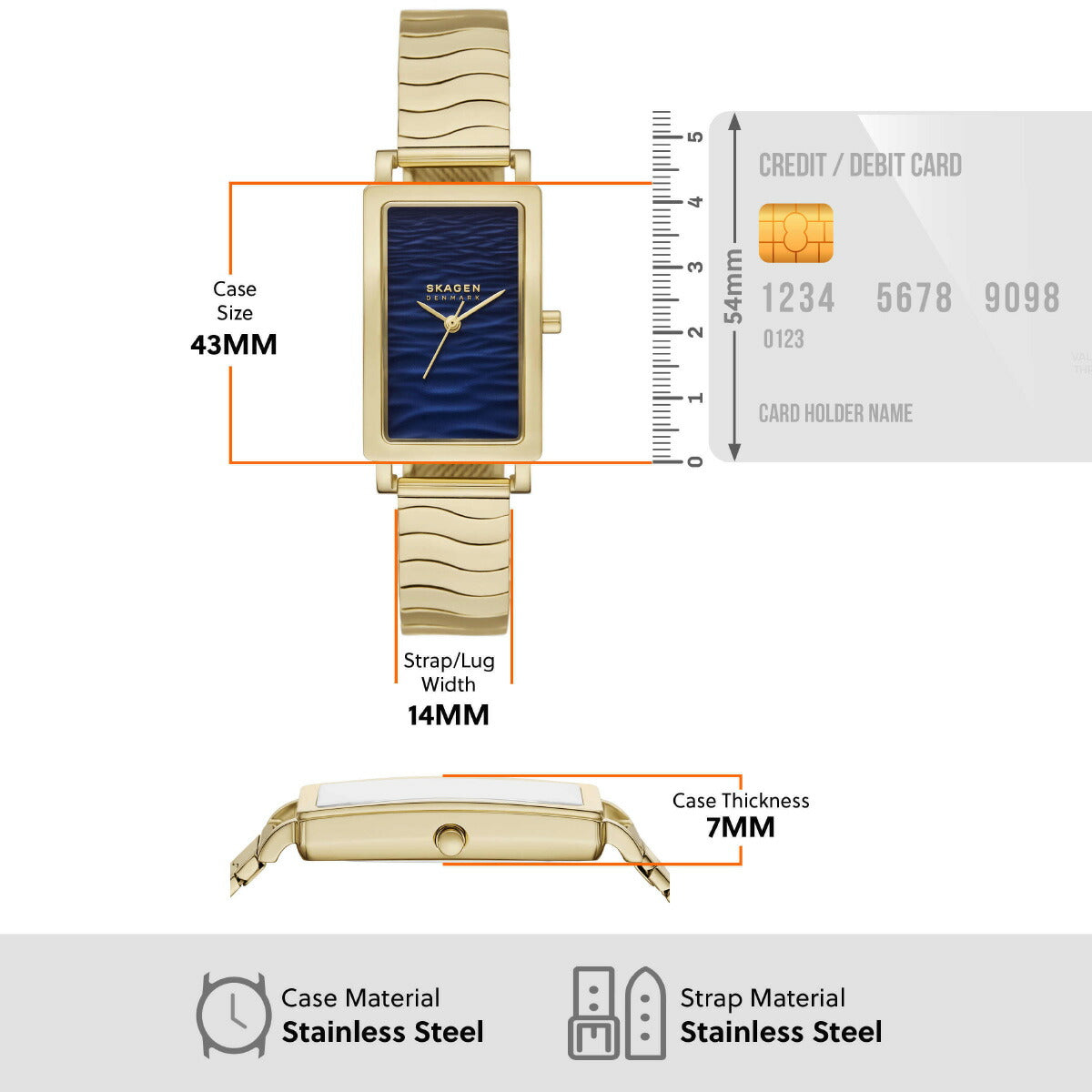 スカーゲン SKAGEN 腕時計 レディース HAGEN LILLE 三針 ゴールド ステンレススチールウォッチ SKW3169【2025 新作】