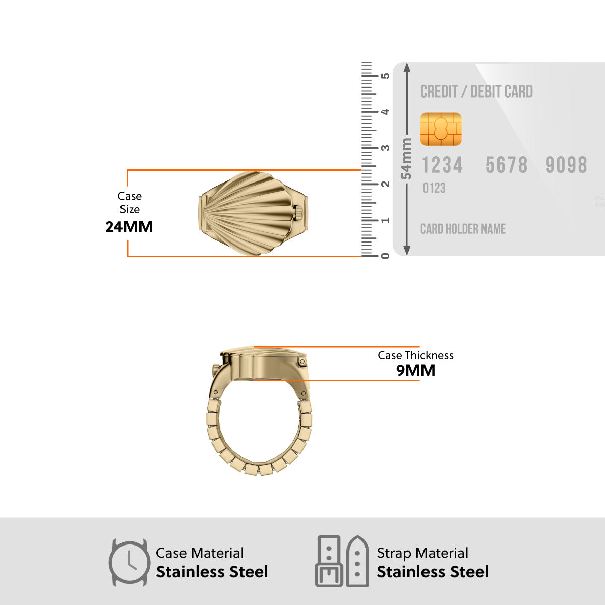 スカーゲン SKAGEN ウォッチリング 時計 指輪 レディース リングウォッチ 二針 ゴールド ステンレススチールウォッチ SKW3180【2026 新作】