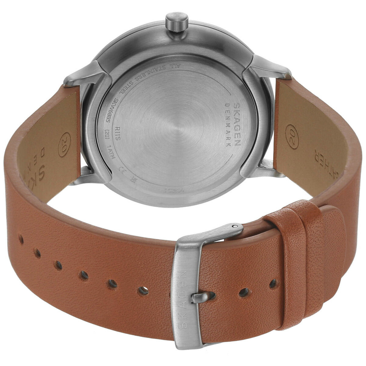 スカーゲン SKAGEN 腕時計 メンズ RIIS 三針 ミディアムブラウン
