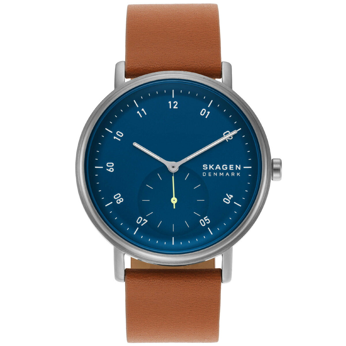 スカーゲン SKAGEN 腕時計 メンズ KUPPEL 二針 サブセコンド ブラウン レザーウォッチ SKW6888