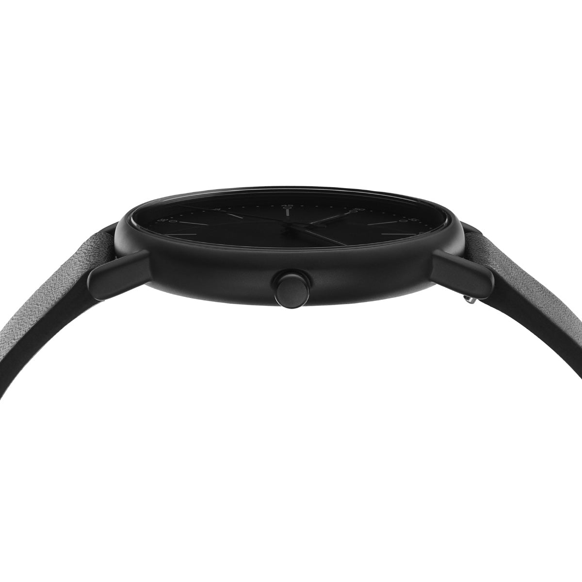 スカーゲン SKAGEN 腕時計 メンズ SIGNATUR 三針 ブラックレザーウォッチ SKW6902