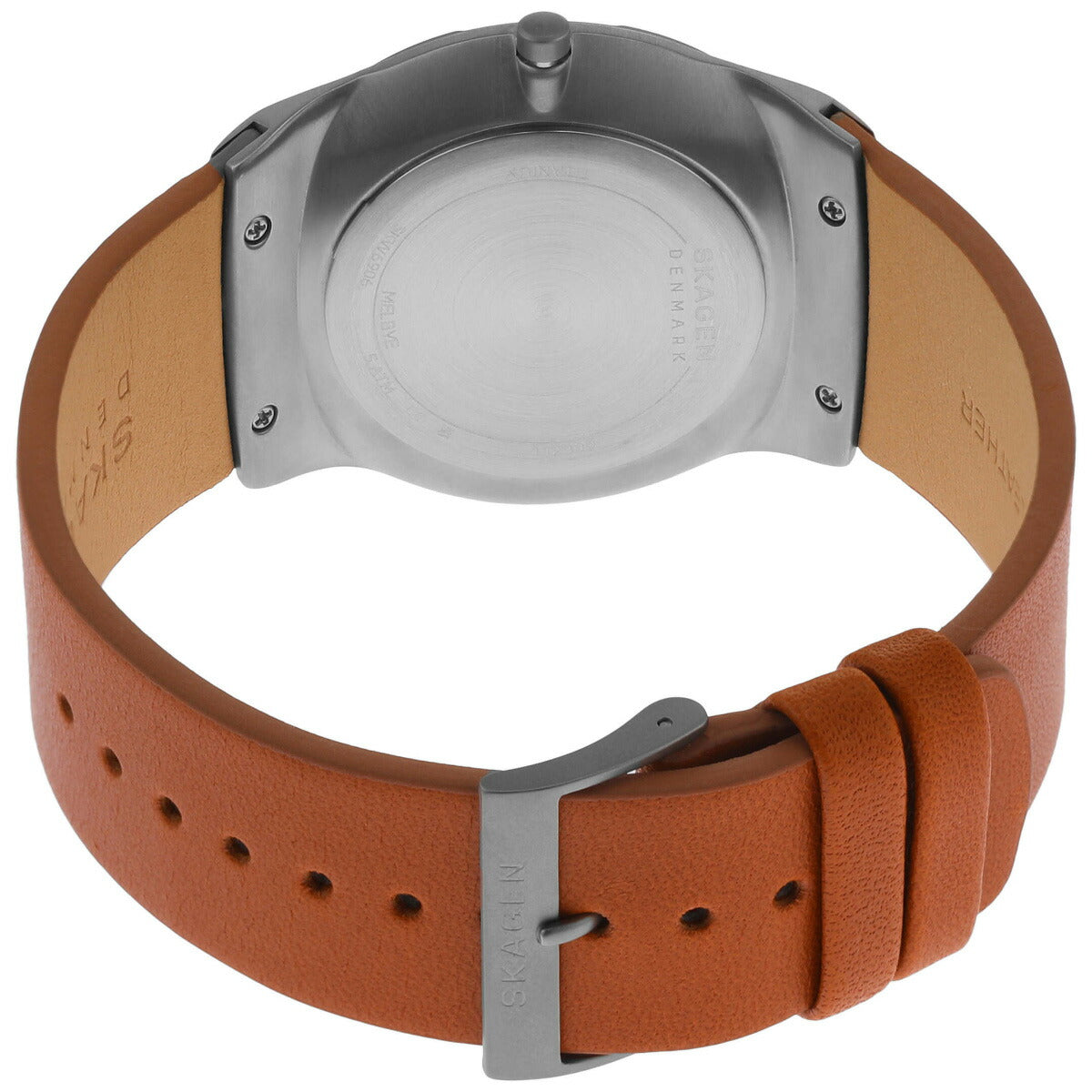 スカーゲン SKAGEN 腕時計 メンズ MELBYE TITANIUM 三針デイデイト ラゲッジレザーウォッチ SKW6906