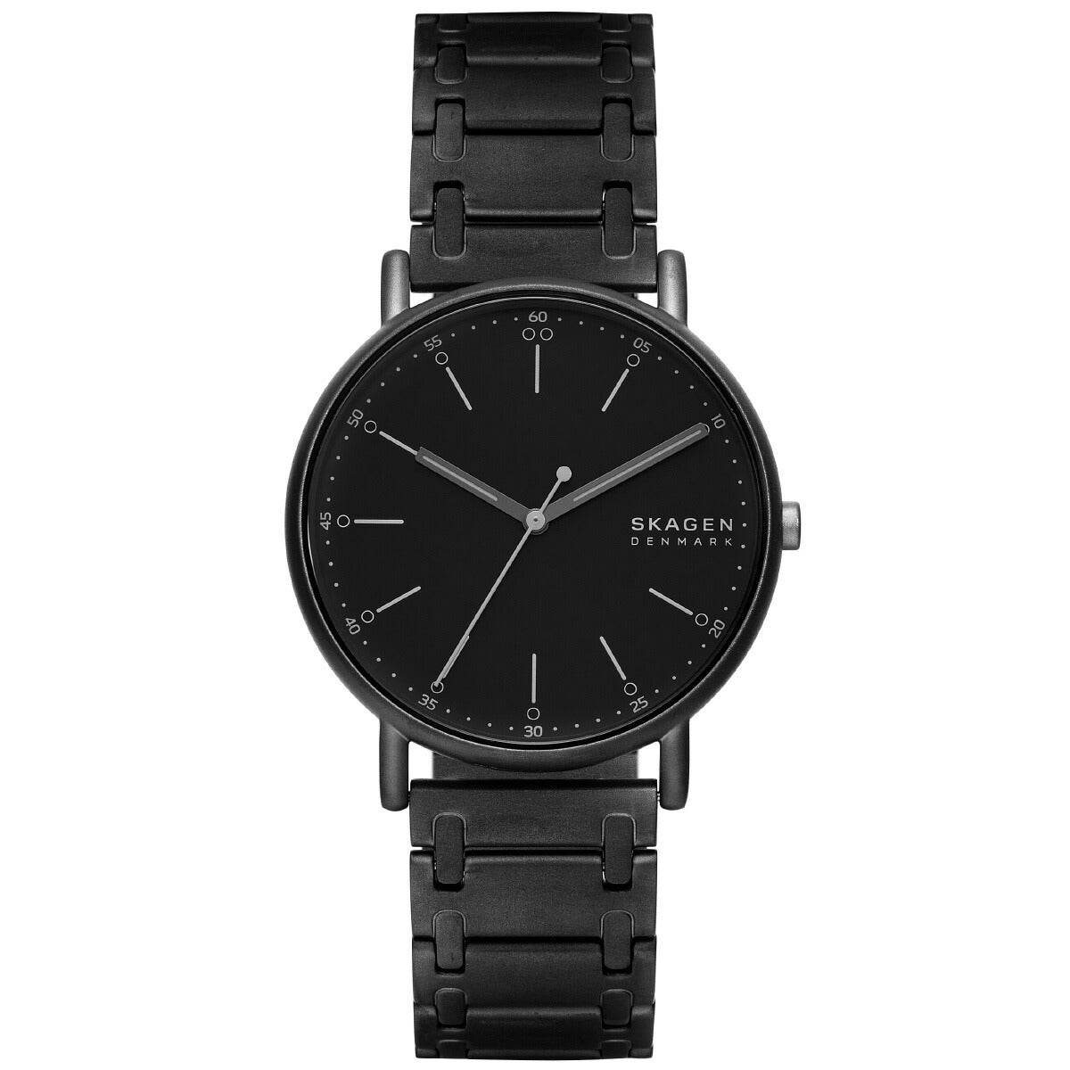 スカーゲン SKAGEN 腕時計 メンズ SIGNATUR 三針デイト ミッドナイト ステンレススチール ブレスレットウォッチ SKW6914