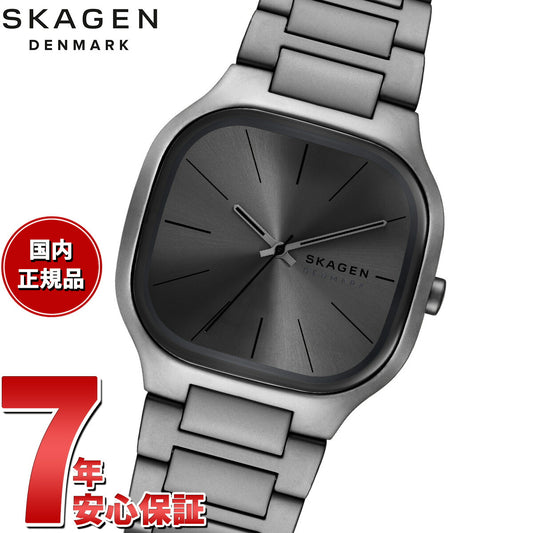 スカーゲン SKAGEN 腕時計 メンズ MELLEM 三針 グレー ステンレススチールウォッチ SKW6936【2025 新作】