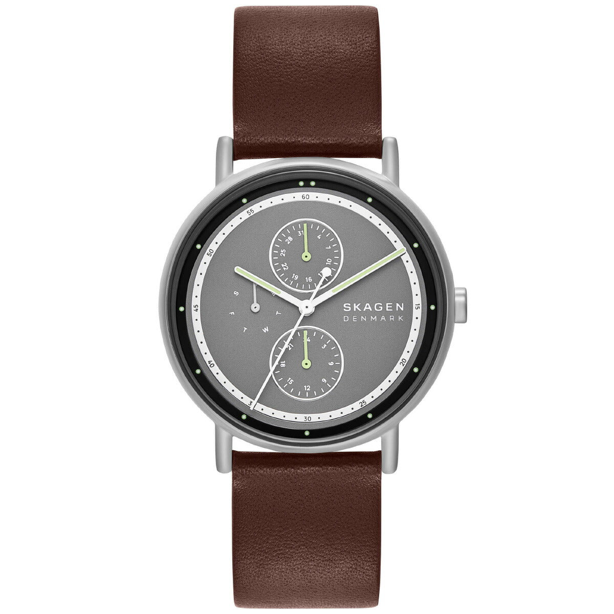 スカーゲン SKAGEN 腕時計 メンズ SIGNATUR マルチファンクション ブラウンレザーウォッチ SKW6941【2025 新作】