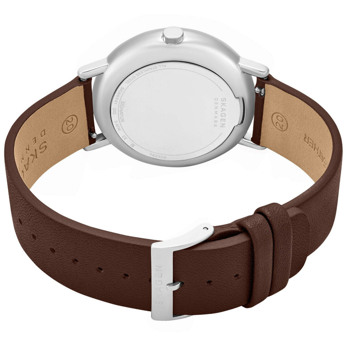 スカーゲン SKAGEN 腕時計 メンズ SIGNATUR マルチファンクション ブラウンレザーウォッチ SKW6941【2025 新作】