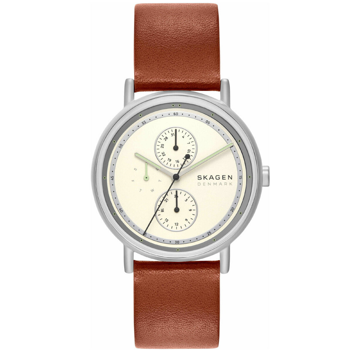 スカーゲン SKAGEN 腕時計 メンズ SIGNATUR マルチファンクション ブラウンレザーウォッチ SKW6942【2025 新作】