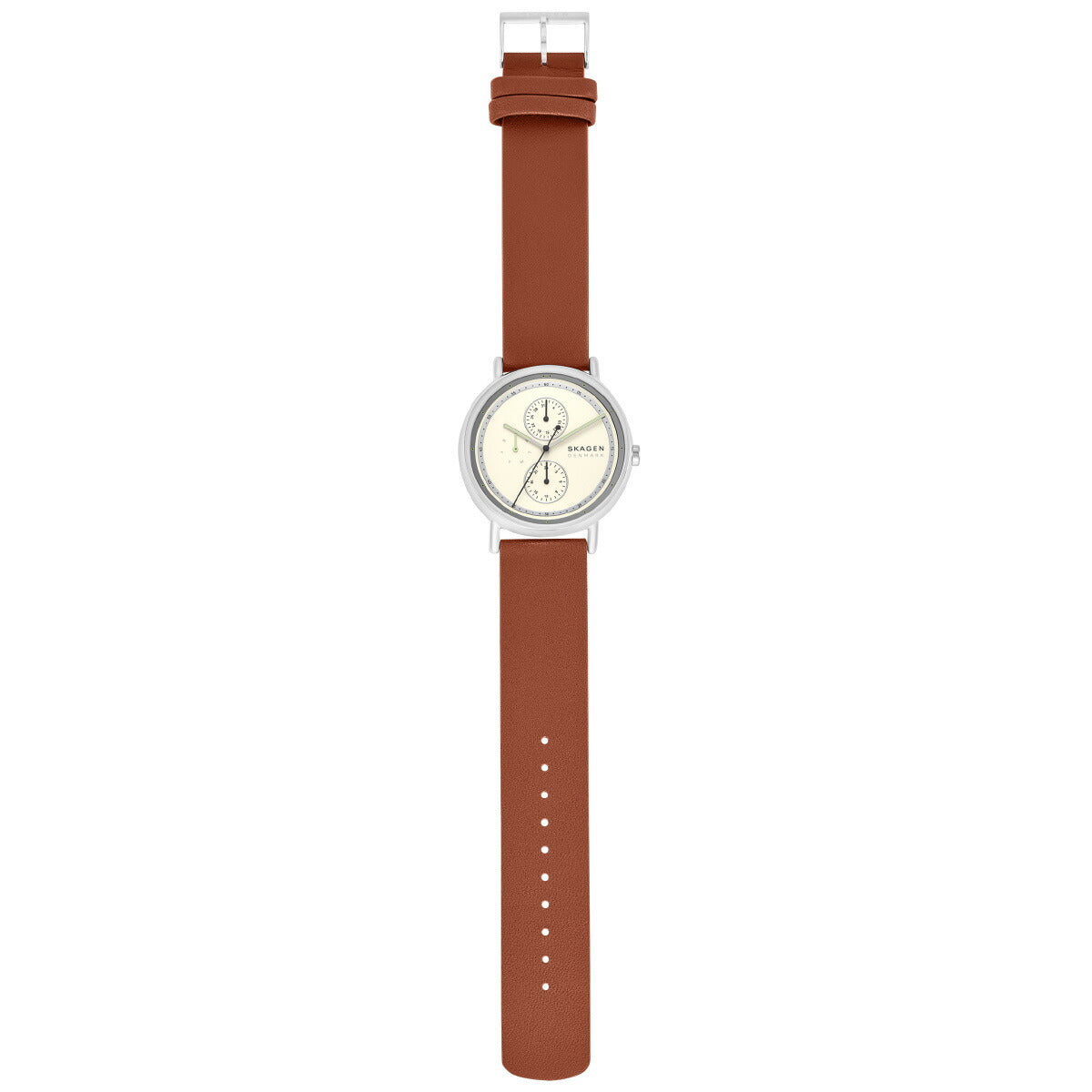 スカーゲン SKAGEN 腕時計 メンズ SIGNATUR マルチファンクション ブラウンレザーウォッチ SKW6942【2025 新作】