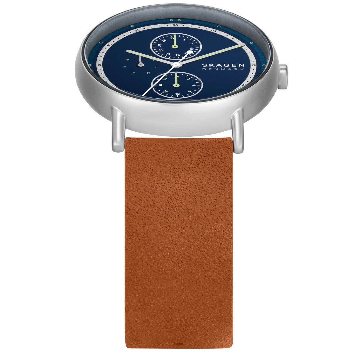 スカーゲン SKAGEN 腕時計 メンズ SIGNATUR マルチファンクション ブラウンレザーウォッチ SKW6943【2025 新作】