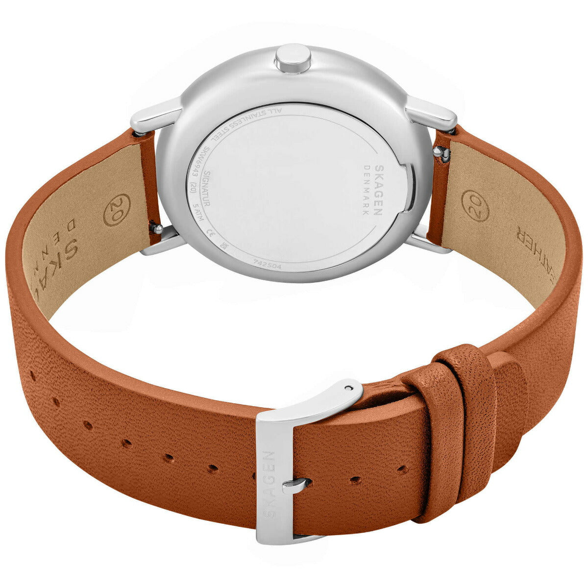スカーゲン SKAGEN 腕時計 メンズ SIGNATUR マルチファンクション ブラウンレザーウォッチ SKW6943【2025 新作】