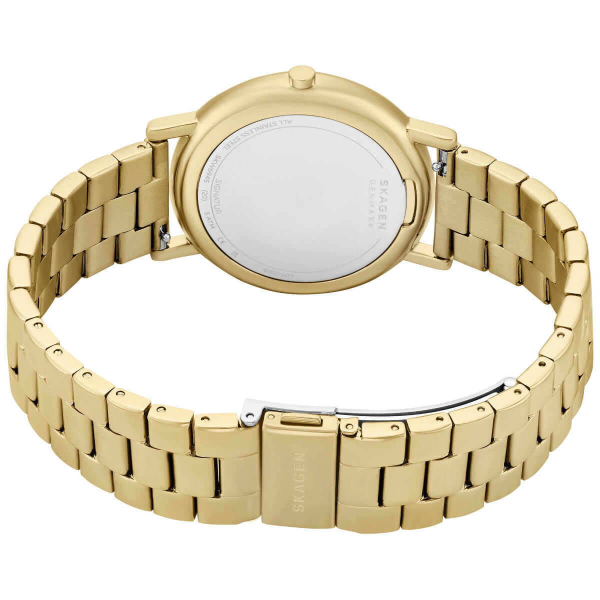 スカーゲン SKAGEN 腕時計 メンズ SIGNATUR 三針 ゴールド ステンレススチールウォッチ SKW6945【2025 新作】
