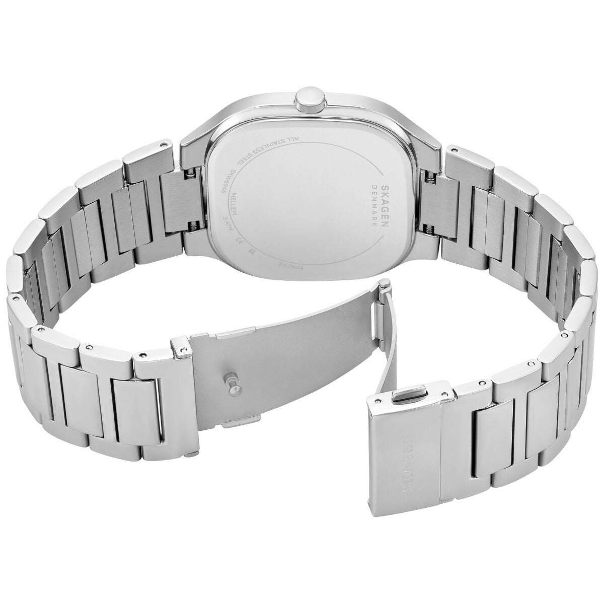 スカーゲン SKAGEN 腕時計 メンズ MELLEM 三針 シルバー ステンレススチールウォッチ SKW6946【2025 新作】