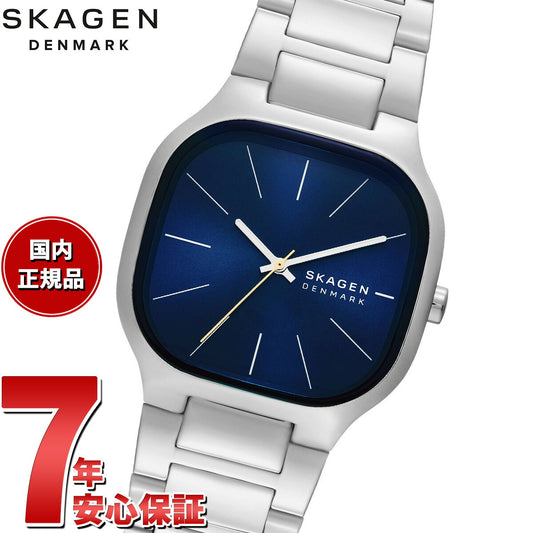 スカーゲン SKAGEN 腕時計 メンズ MELLEM 三針 シルバー ステンレススチールウォッチ SKW6946【2025 新作】