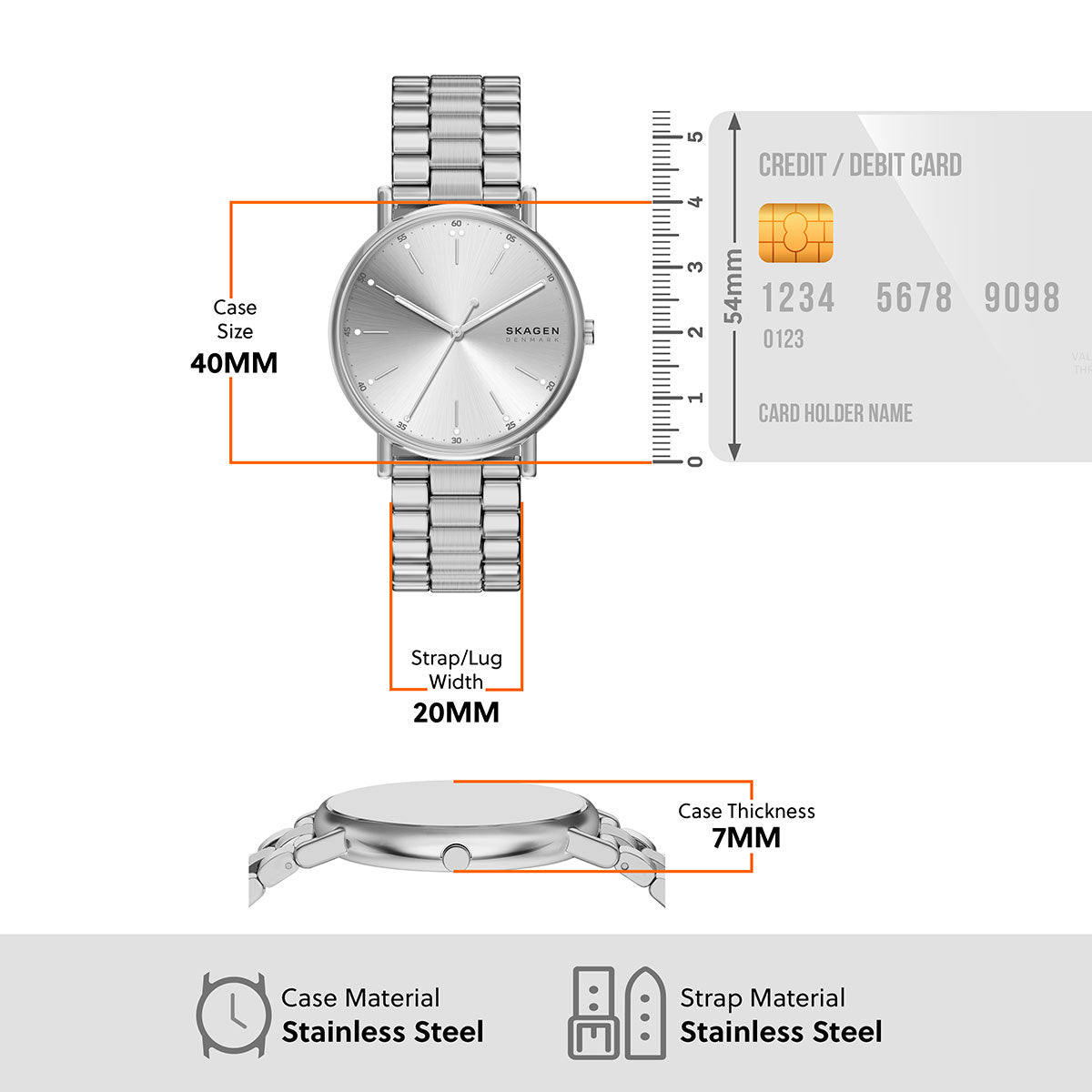 スカーゲン SKAGEN 腕時計 メンズ 三針 SIGNATUR  SKW6950【2026 新作】