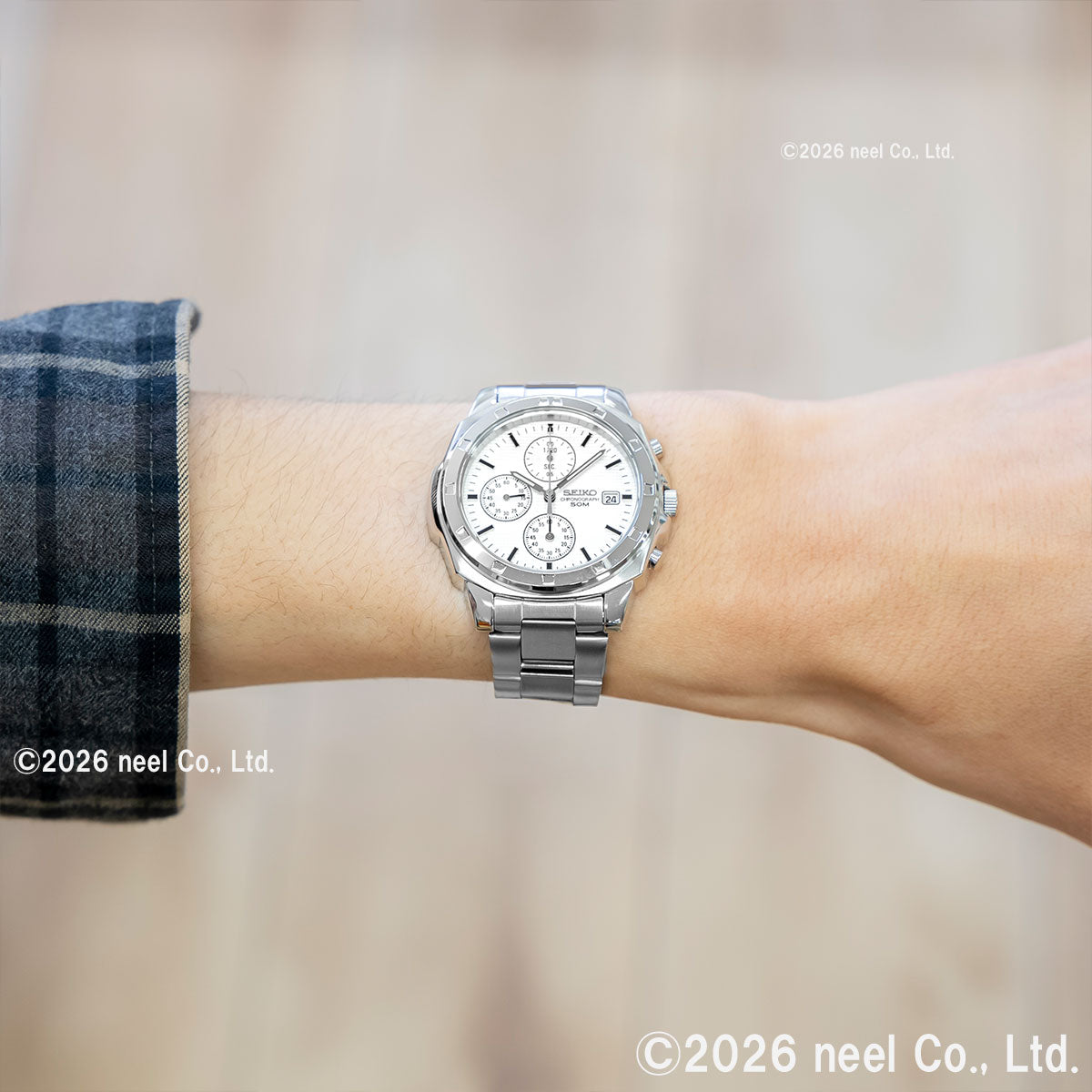 セイコー逆輸入 SEIKO クロノグラフ 腕時計 SND187