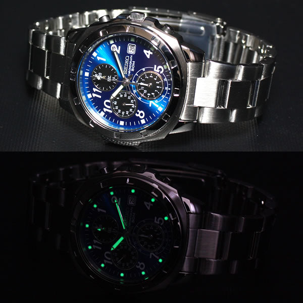 セイコー逆輸入 クロノグラフ SEIKO 腕時計 クロノグラフ SND193