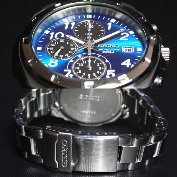 セイコー逆輸入 クロノグラフ SEIKO 腕時計 クロノグラフ SND193