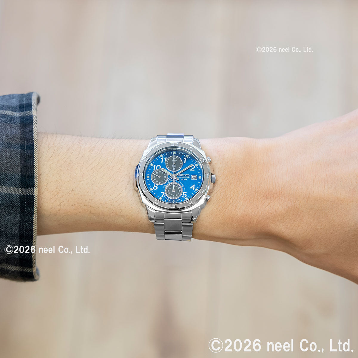 セイコー逆輸入 クロノグラフ SEIKO 腕時計 クロノグラフ SND193