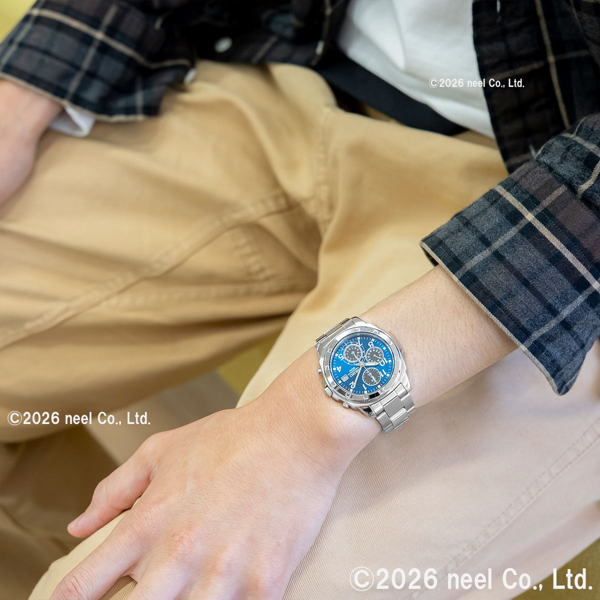 セイコー逆輸入 クロノグラフ SEIKO 腕時計 クロノグラフ SND193