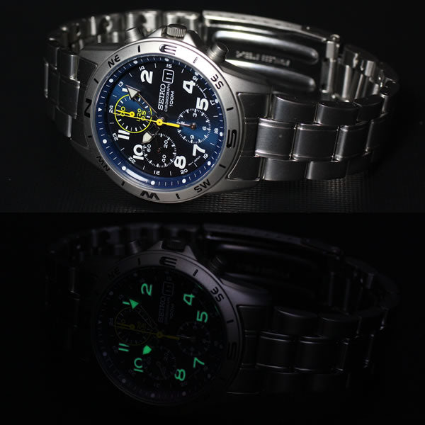 セイコー逆輸入 SEIKO 腕時計 クロノグラフ SND379P1