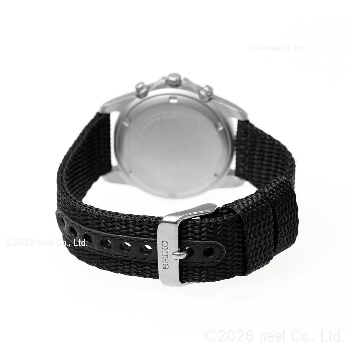 セイコー SEIKO 逆輸入 クロノグラフ ブラック 腕時計 メンズ SND399P1
