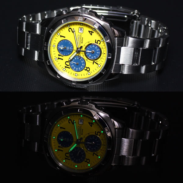セイコー逆輸入 SEIKO 腕時計 クロノグラフ SND409