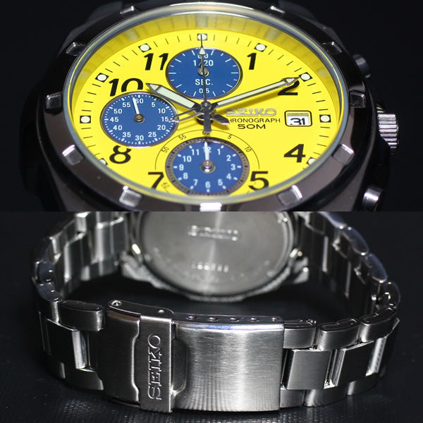 セイコー逆輸入 SEIKO 腕時計 クロノグラフ SND409