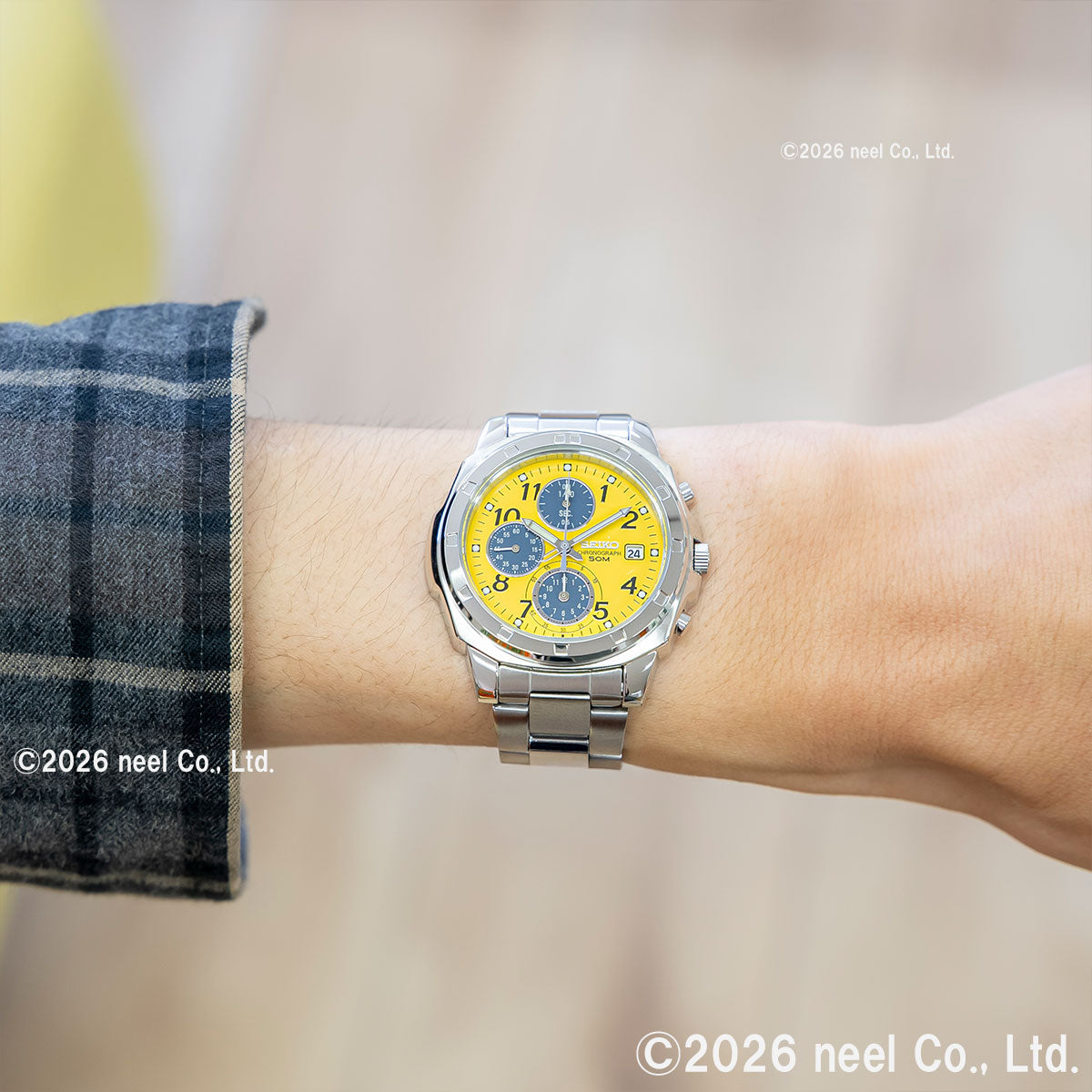 セイコー逆輸入 SEIKO 腕時計 クロノグラフ SND409