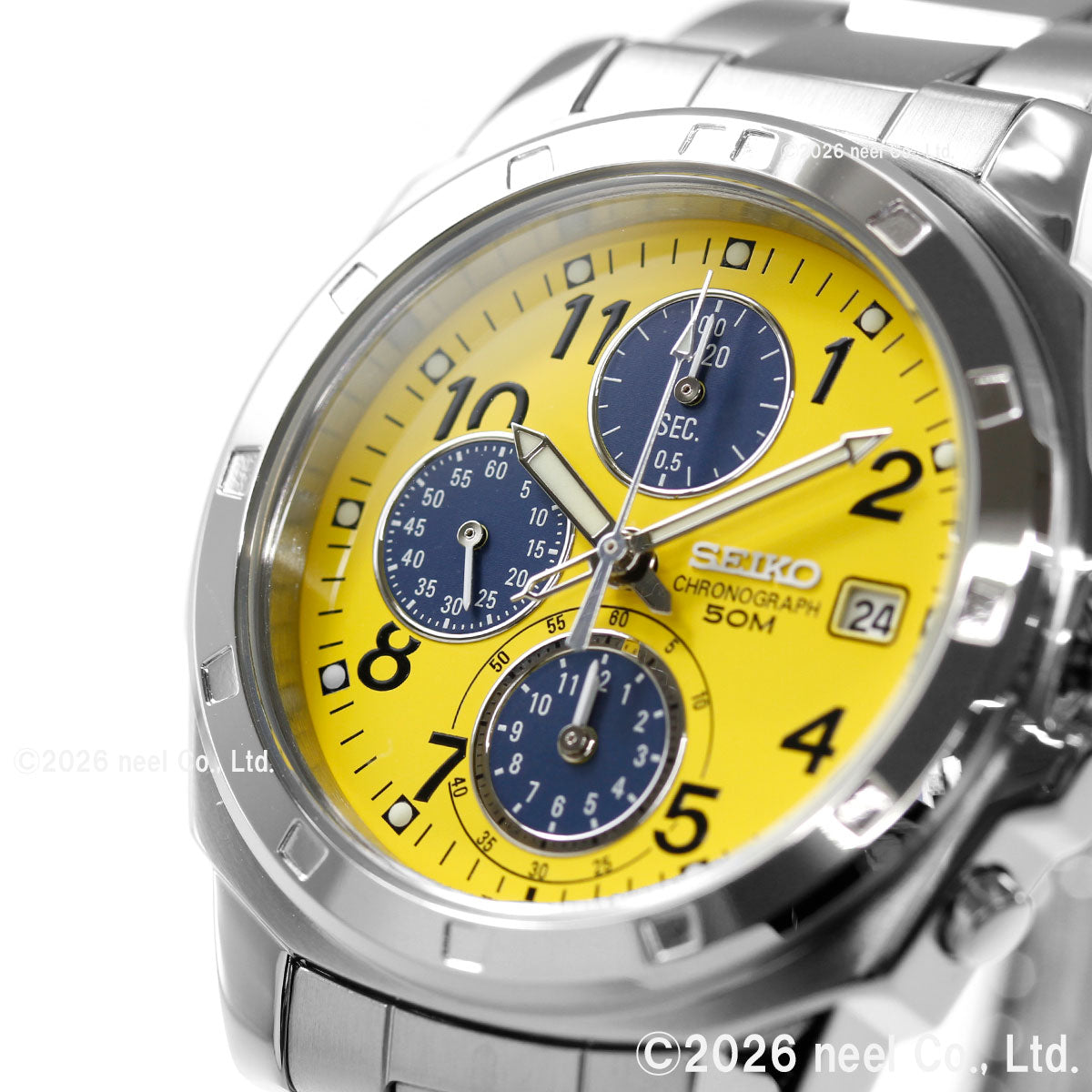 セイコー逆輸入 SEIKO 腕時計 クロノグラフ SND409