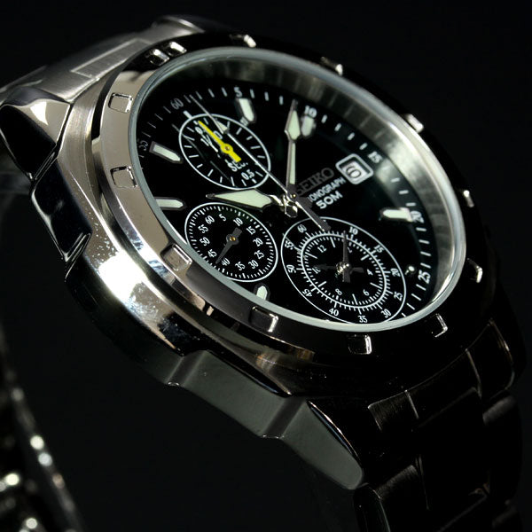 セイコー クロノグラフ 逆輸入 SEIKO 腕時計 SND411 50M 防水