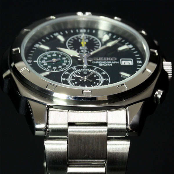 セイコー クロノグラフ 逆輸入 SEIKO 腕時計 SND411 50M 防水