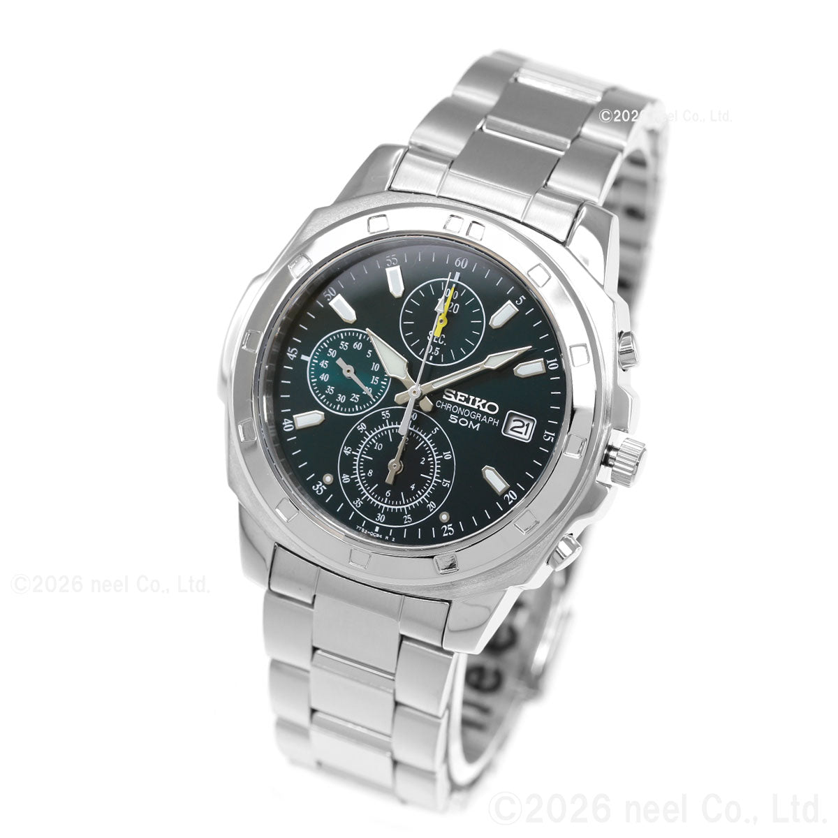 セイコー クロノグラフ 逆輸入 SEIKO 腕時計 SND411 50M 防水