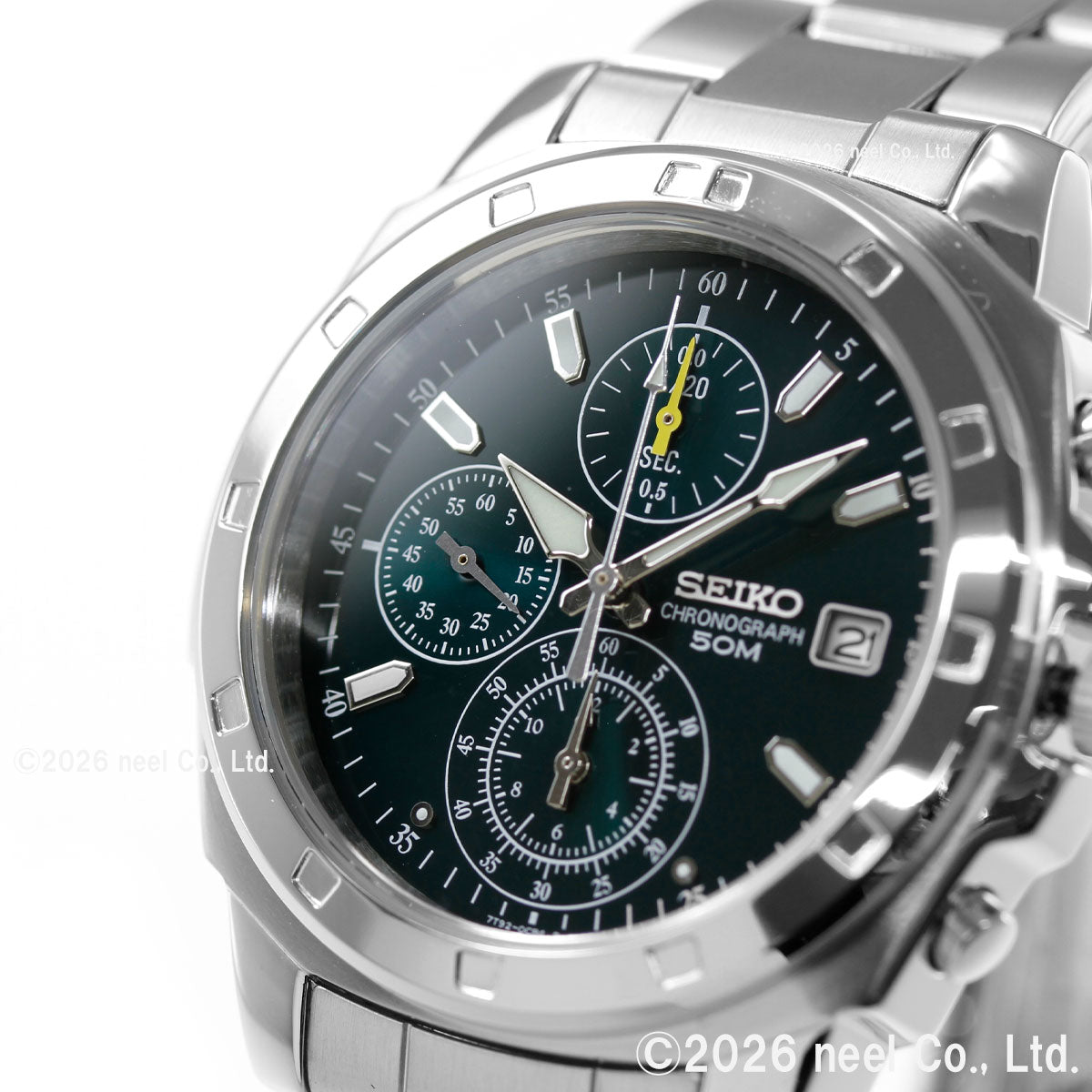 セイコー クロノグラフ 逆輸入 SEIKO 腕時計 SND411 50M 防水