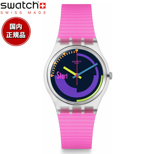 swatch スウォッチ オリジナルズ ORIGINALS SWATCH NEON PINK PODIUM 腕時計 メンズ レディース SO28K111【2024 新作】