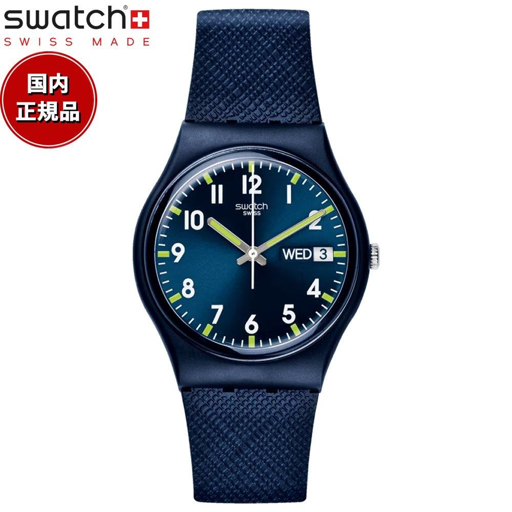 swatch スウォッチ 腕時計 メンズ レディース オリジナルズ ジェント サー・ブルー Originals Gent SIR BLUE SO28N702