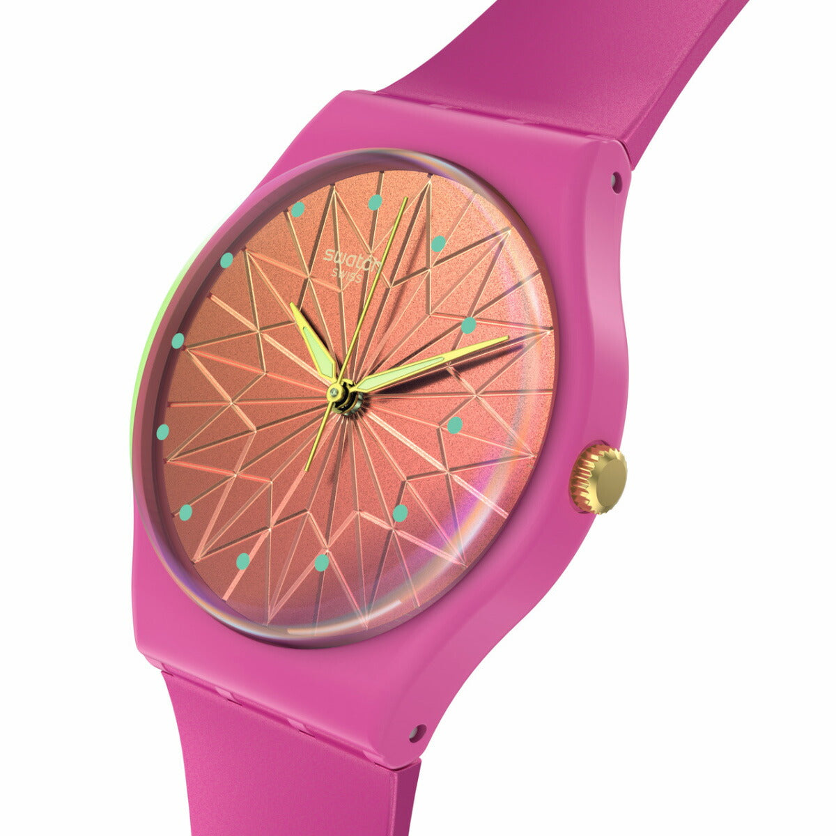 swatch スウォッチ 腕時計 メンズ レディース オリジナルズ ORIGINALS FANTASTIC FUCHSIA SO28P110