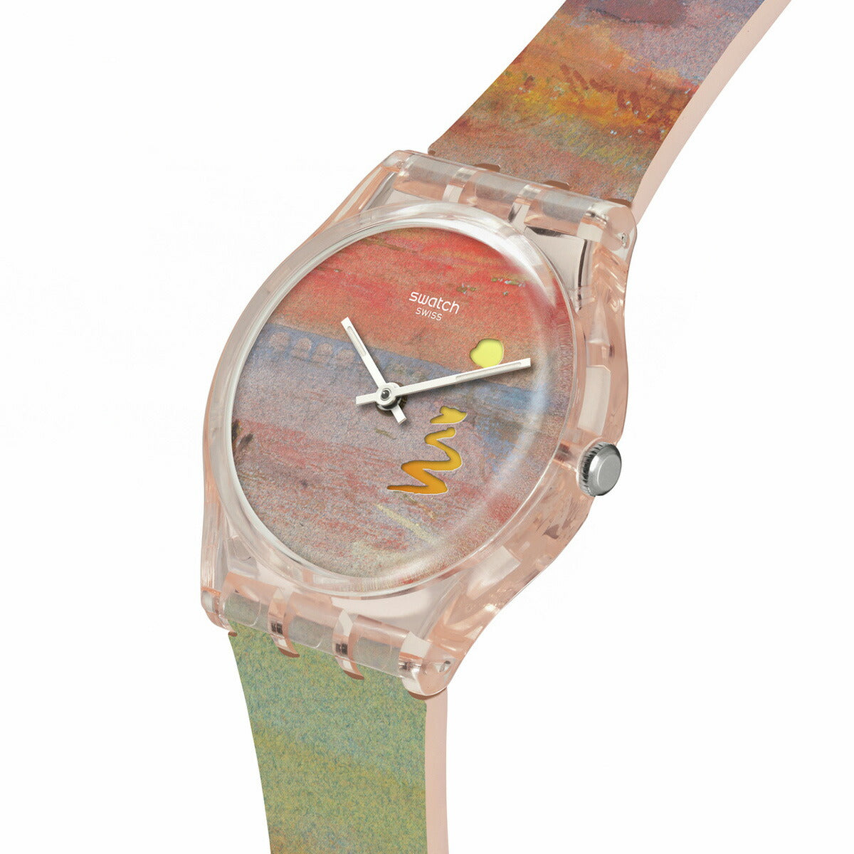 swatch スウォッチ 腕時計 メンズ レディース オリジナルズ ジェント バイオソース GENT BIOSOURCED TURNER'S SCARLET SUNSET SO28Z700【2024 新作】