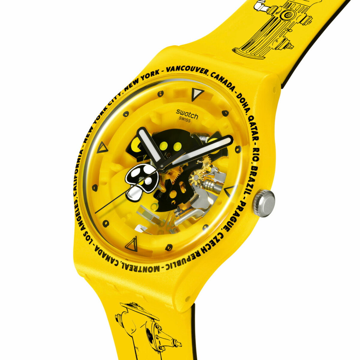 swatch スウォッチ 腕時計 メンズ レディース オリジナルズ ORIGINALS TIME WITH ANDY ANDERSON SO29J101