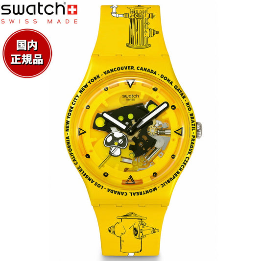 swatch スウォッチ 腕時計 メンズ レディース オリジナルズ ORIGINALS TIME WITH ANDY ANDERSON SO29J101