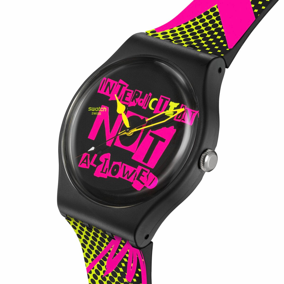 swatch スウォッチ 腕時計 レディース オリジナルズ ORIGINALS SWATCH NO RULES DISTORT MODE SO32B121【2025 新作】