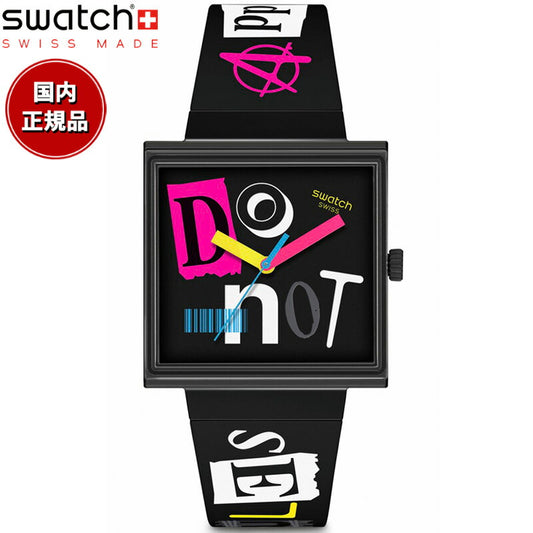 swatch スウォッチ 腕時計 メンズ レディース オリジナルズ ORIGINALS SWATCH NO RULES PIERCED EDGE SO34B100【2025 新作】