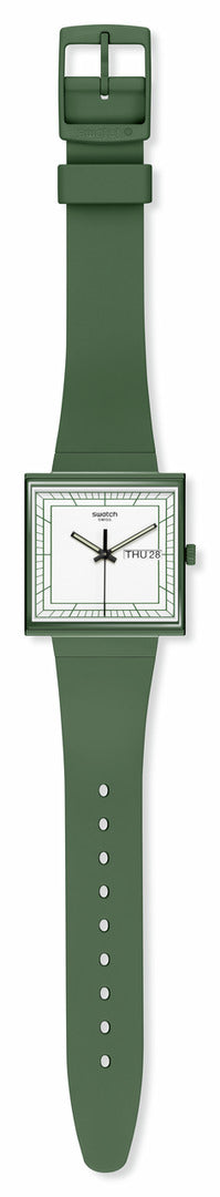swatch スウォッチ WHAT IF...GREEN? 腕時計 メンズ レディース SO34G700 BIOCERAMIC WHAT IF? グリーン ホワイト