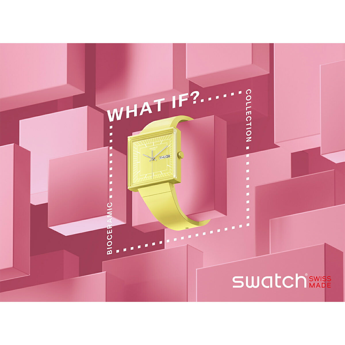 swatch スウォッチ 腕時計 メンズ レディース オリジナルズ バイオセラミック BIOCERAMIC WHAT IF...LEMON? SO34J700【2024 新作】